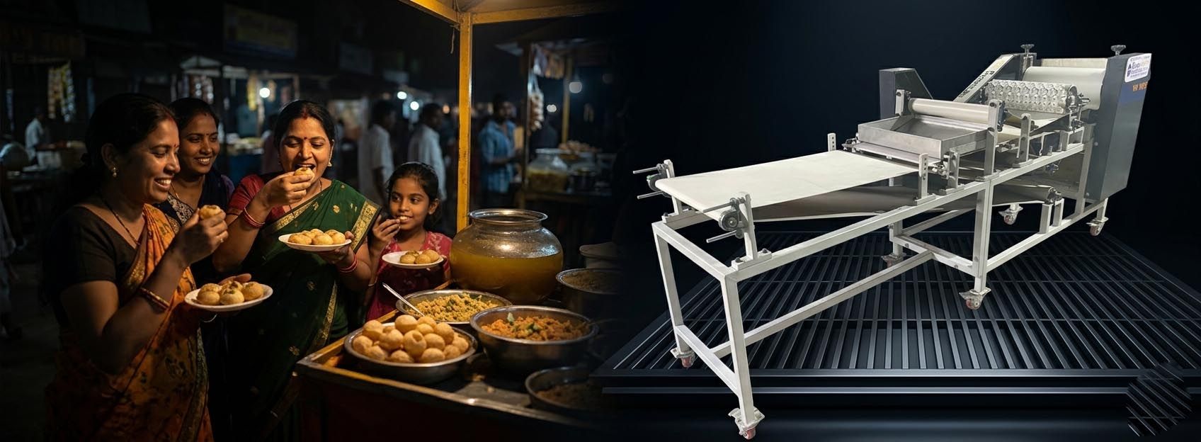 Pani Puri Making Machine